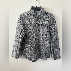 Eloide Quarter-zip Mockneck Sherpa Sweater